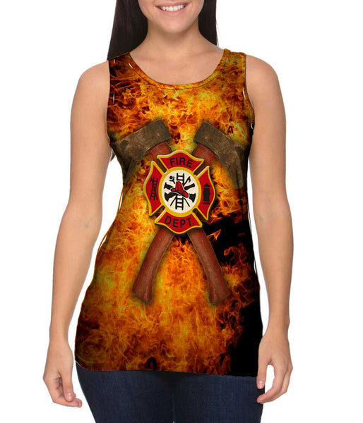 Firefighter Ax&nbsp;Womens Tank Top