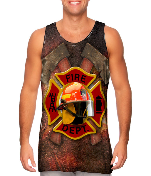 Firefighter Helmet&nbsp;Mens Tank Top