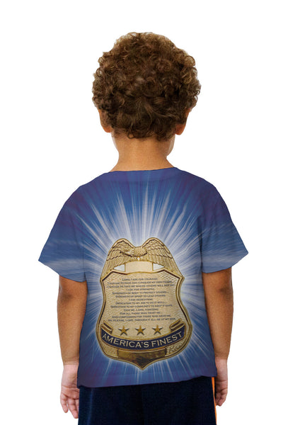 Kids Police Prayer Badge&nbsp;Kids T-Shirt