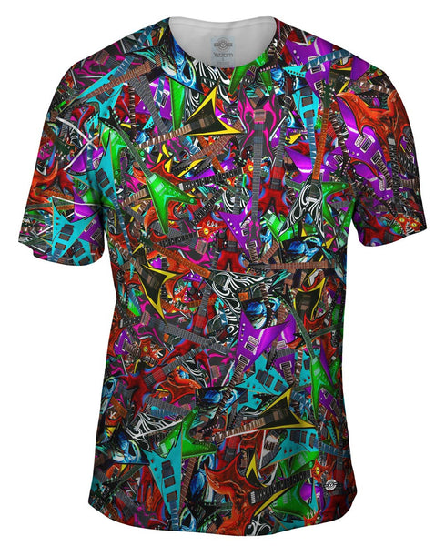 Electric Guitar Rock Star Musician Pride&nbsp;Mens T-Shirt