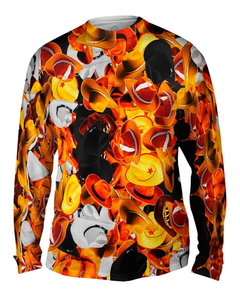 Cowboy Hat Rodeo Pride&nbsp;Mens Long Sleeve