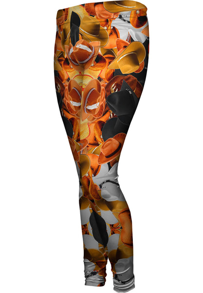 Cowboy Hat Rodeo Pride Womens Leggings