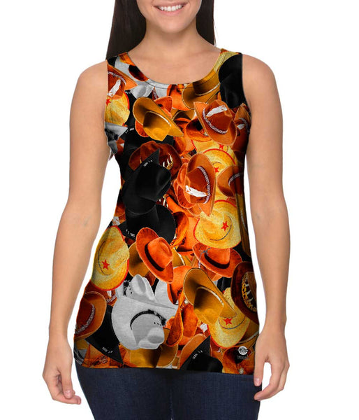 Cowboy Hat Rodeo Pride&nbsp;Womens Tank Top