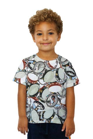 Kids Tambourine Musician Pride