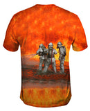 Wall Of Flame Firefighters