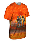 Wall Of Flame Firefighters