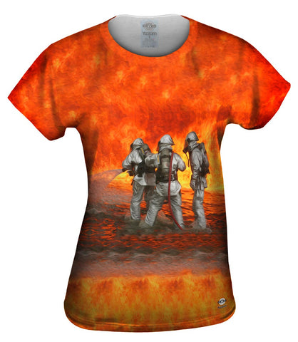 Wall Of Flame Firefighters