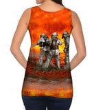 Wall Of Flame Firefighters