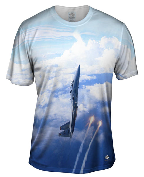 Air Force F15 Vertical Deploy Mens T-Shirt
