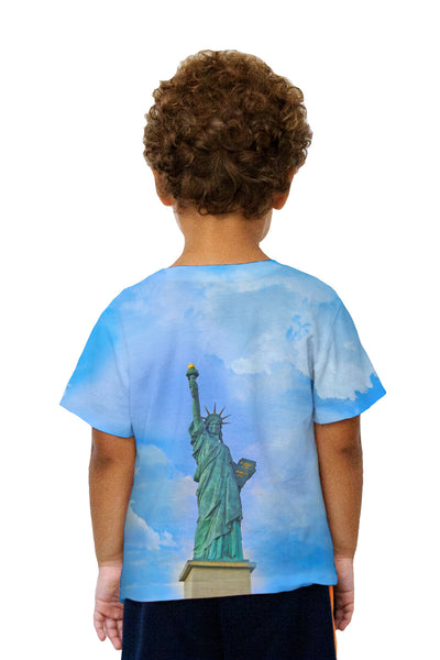 Kids Statue Of Liberty Pride Kids T-Shirt
