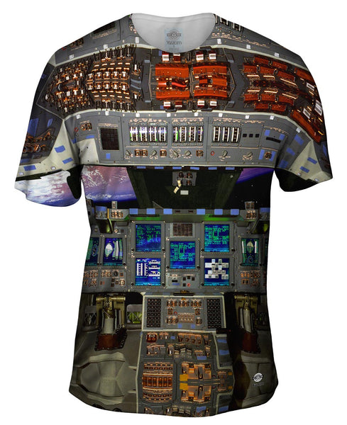 Space Shuttle Glass Cockpit&nbsp;Mens T-Shirt