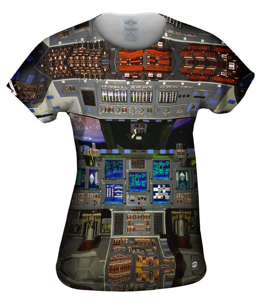 Space Shuttle Glass Cockpit&nbsp;Womens Top
