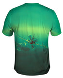 P 51 Mustang Plane Green