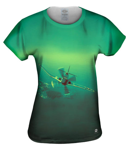 P 51 Mustang Plane Green