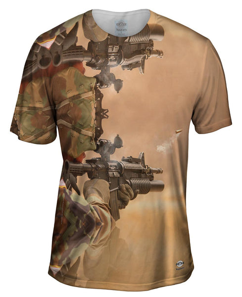 Bullet Casing Mid Flight&nbsp;Mens T-Shirt