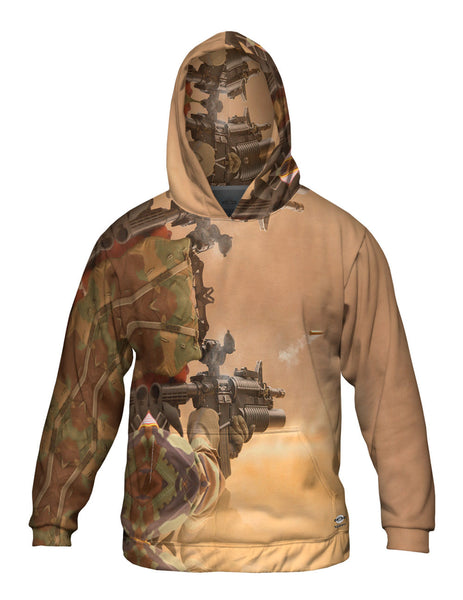 Bullet Casing Mid Flight Mens Hoodie Sweater