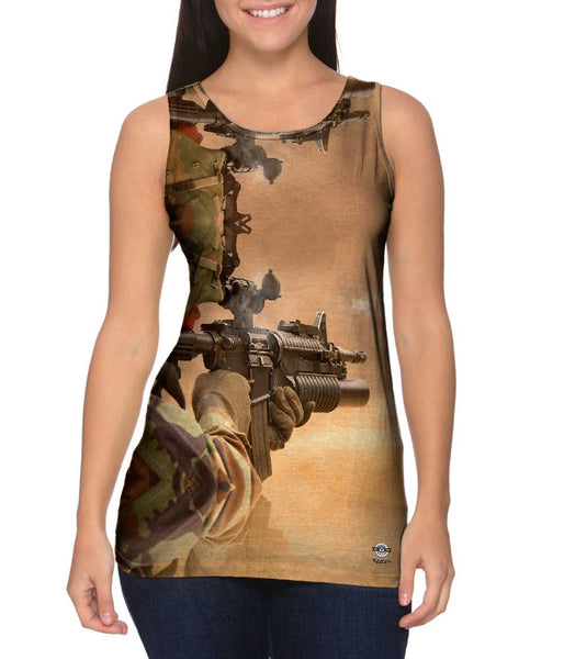 Bullet Casing Mid Flight&nbsp;Womens Tank Top
