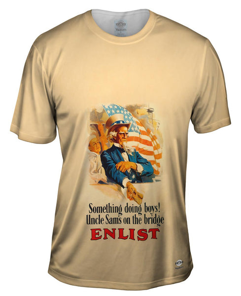 Uncle Sam Something Doing Boys&nbsp;Mens T-Shirt