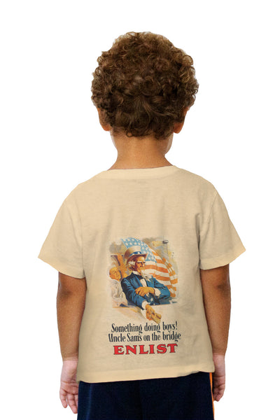 Kids Uncle Sam Something Doing Boys&nbsp;Kids T-Shirt