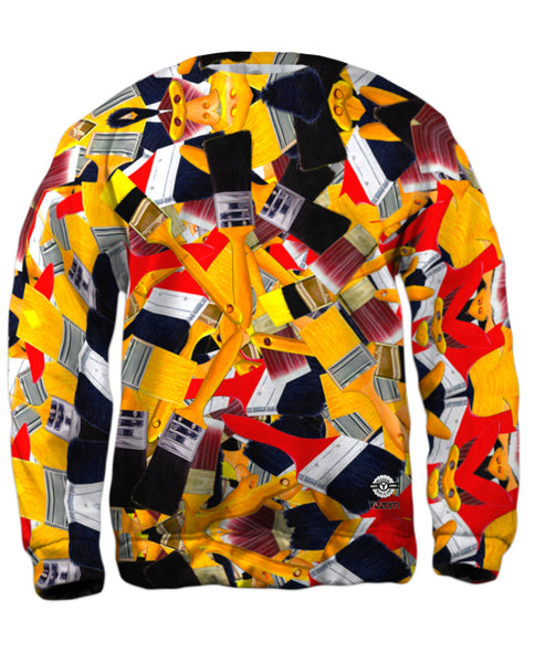 Painters Brush Tools Of The Trade&nbsp;Mens Sweatshirt