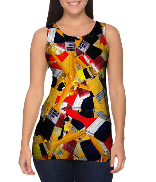 Painters Brush Tools Of The Trade&nbsp;Womens Tank Top