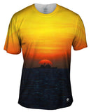 Ship With Setting Sun