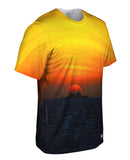 Ship With Setting Sun