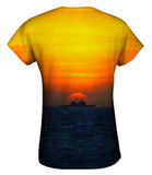 Ship With Setting Sun