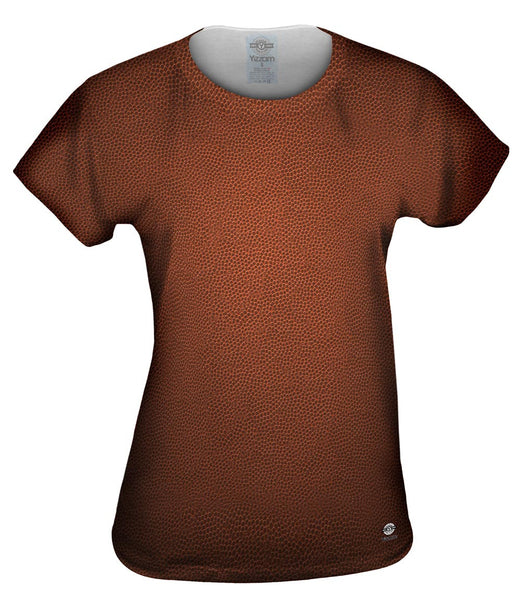 Brown Football Leather Womens Top