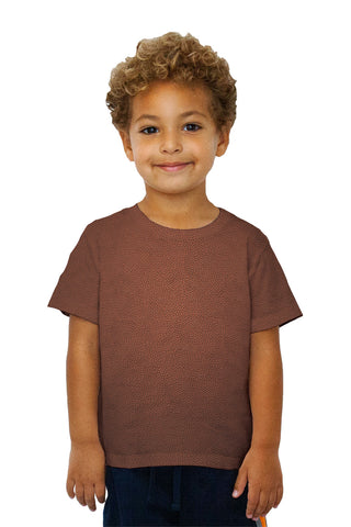 Kids Brown Football Leather