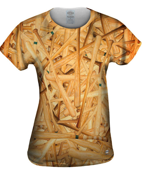 Baseball Pride Bat Womens Top