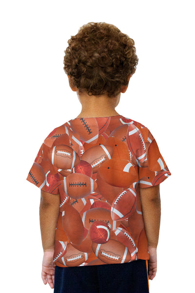 Kids Touchdown Football Pride Kids T-Shirt