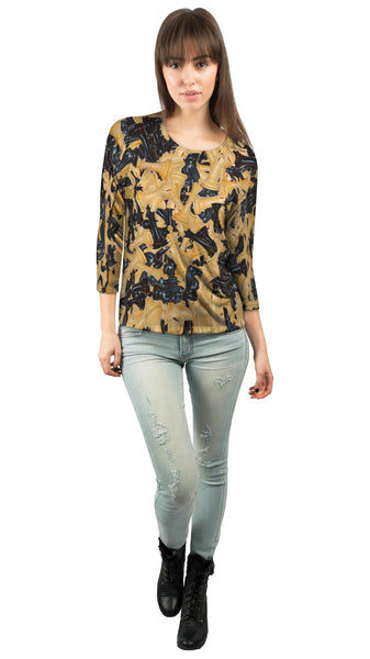 Chess Grandmaster Checkmate Jumbo Womens 3/4 Sleeve