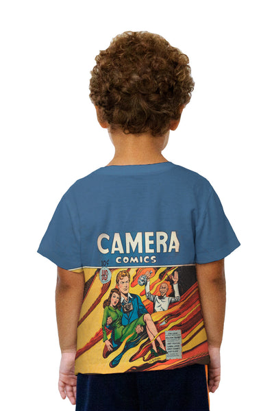 Kids Camera Comic Retro Kids T-Shirt