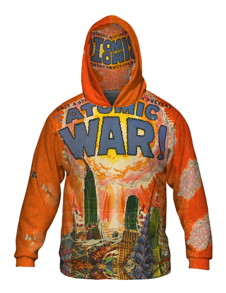 Atomic War Comic Retro Mens Hoodie Sweater