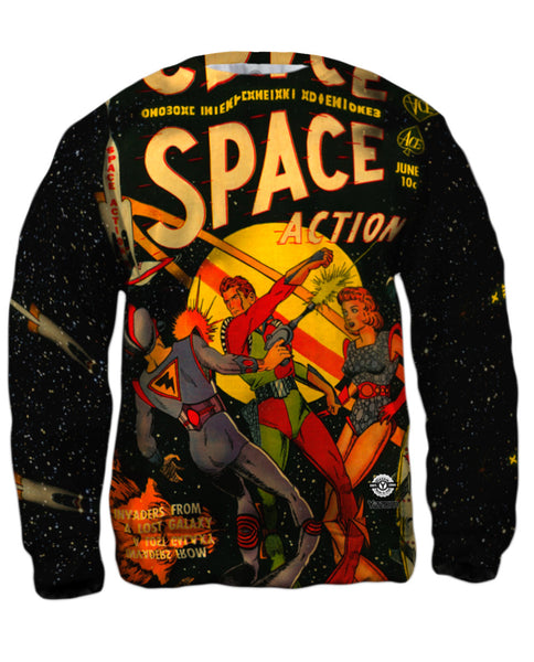 Lost Galaxy Comic Retro Mens Sweatshirt