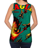 Flight Raid Comic Retro