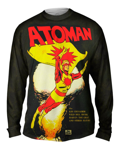 Atoman Comic Retro Mens Long Sleeve