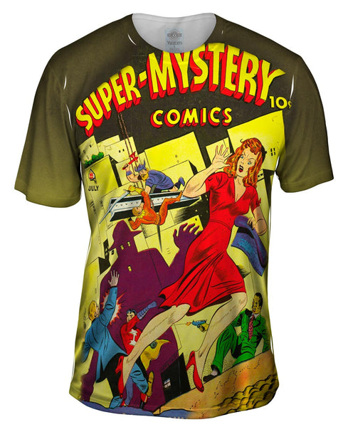 Super Mystery Comic Retro Mens T-Shirt