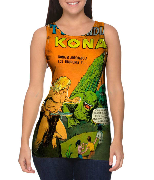 Spanish Kona Comic Retro Womens Tank Top