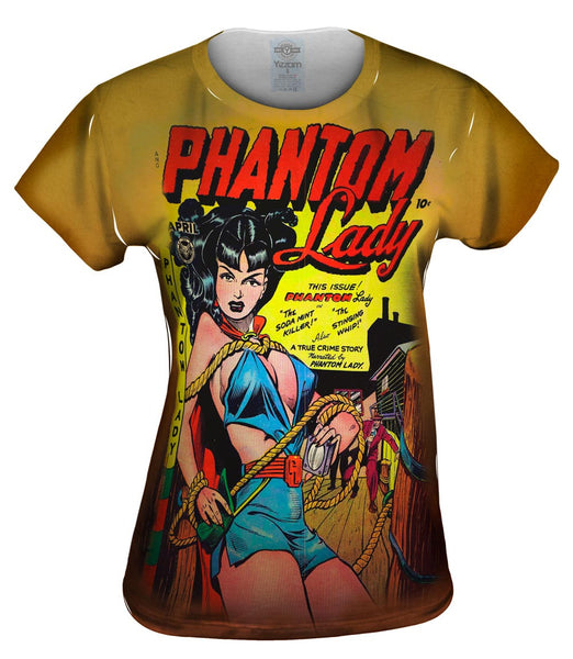 Phantom Lady Comic Retro Womens Top