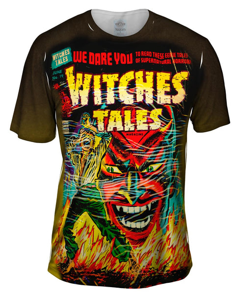 Witch Tales Comic Retro Mens T-Shirt