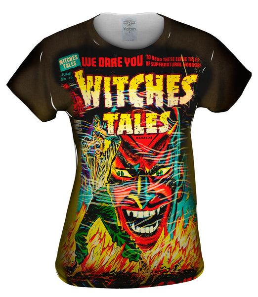 Witch Tales Comic Retro Womens Top