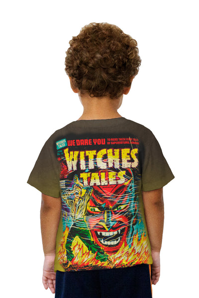 Kids Witch Tales Comic Retro Kids T-Shirt