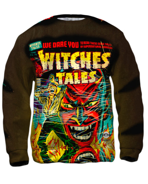 Witch Tales Comic Retro Mens Sweatshirt