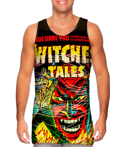 Witch Tales Comic Retro Mens Tank Top
