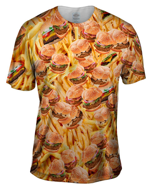 Hamburgers and Fries Mens T-Shirt