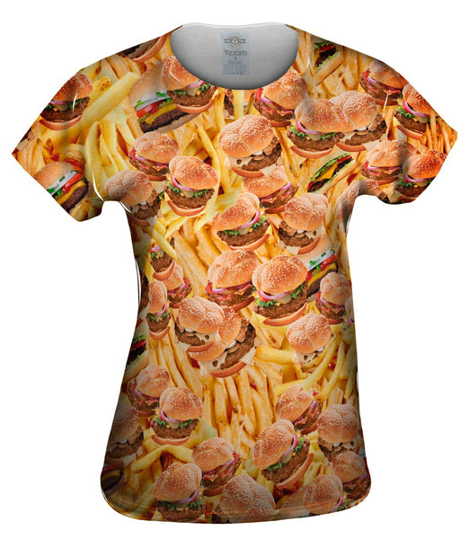 Hamburgers and Fries Womens Top