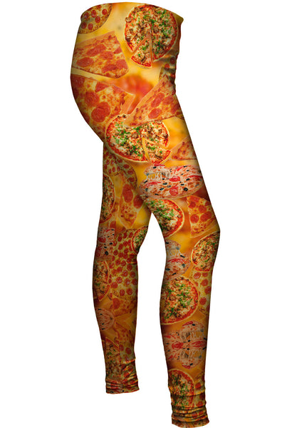 Pizza Galore Womens Leggings