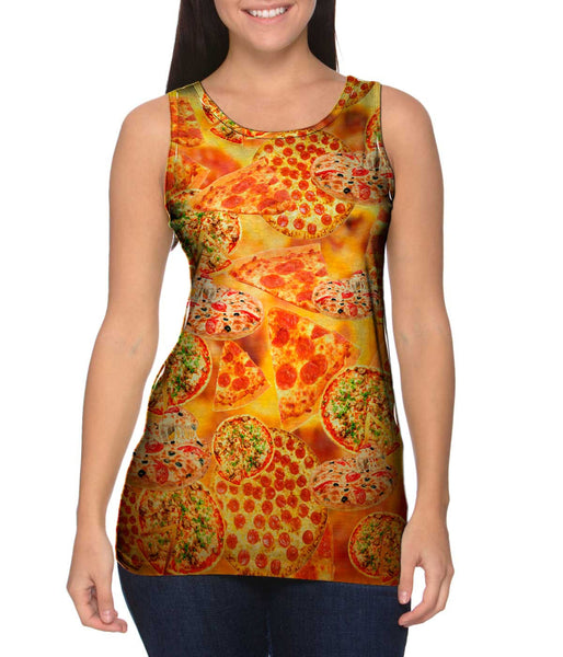 Pizza Galore Womens Tank Top